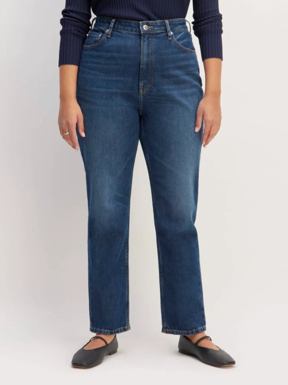 NWT, Everlane Cheeky Hourglass Jean | Vintage Dark | Size 29 | 26.5" Inseam